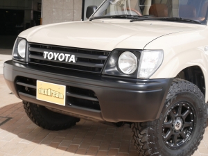 ランクルプラドFD-classic　TOYOTAロゴグリル　フラットシート