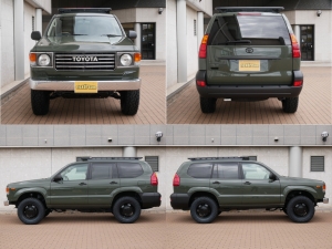 ランクルプラド丸目フェイス　オールペイント