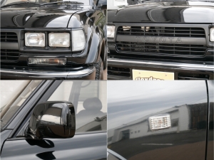 ランクル８０ALLBLACKコンプリート　角目四灯フェイス