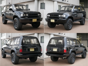ランクル８０ALLBLACKコンプリート　角目四灯フェイス