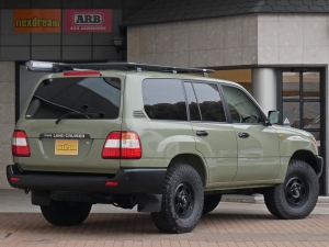 ランクル１００丸目フェイス　ARBルーフラック　PENDLETON