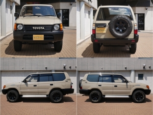 ランクルプラド最終型　ディーゼルターボ　丸目フェイス