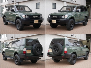 ランクルプラド95系FD-classic　丸目フェイス　コーデュロイシートカバー