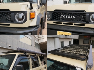 ランクル７０再再販70　ARB4x4カスタム　人気のベージュ