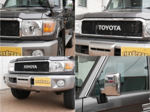 ランクル７０希少カラー　低走行　TOYOTAロゴグリル
