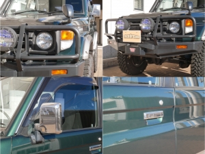 ランクル７０ARBバンパー　WARN8274　リフトアップ