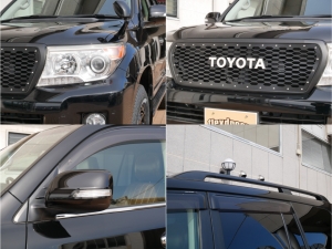 ランクル２００リフトアップ　TOYOTAロゴグリル