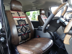 ハイエースワゴンハイエースワゴン　車中泊　3列シート　フルフラット