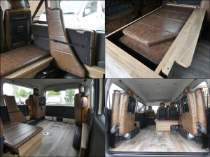 ハイエースワゴンflexdreamライトキャンピングカー　FD-BOX0
