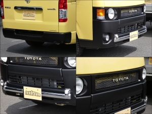 ハイエースバンFD-classic丸目クラシックカスタム　特注色ヴァージニアイエロー