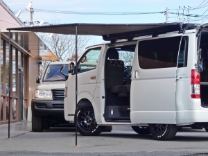 ハイエースＶ新車アウトレットライトキャンピングカーFD-BOX7vanlife