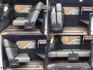ハイエースバン新車アウトレットライトキャンピングカーFD-BOX V07N