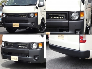 ハイエースワゴンライトイエロー　FD-BOX3バンライフ　内装架装