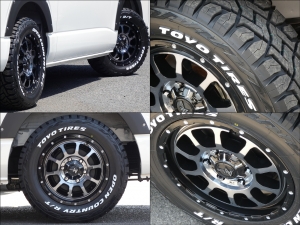 ハイエースバン新車カスタム　ディーゼル4WD　車中泊