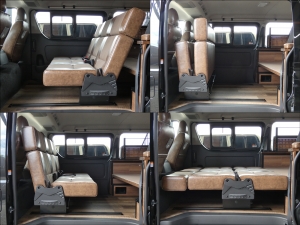 ハイエースバン新車アウトレットflexdreamライトキャンピングカー　VANLIFE　バンライフ