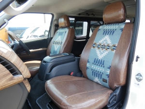 ハイエースバン新車アウトレットハイエースバンS-GL特別注文色　flexdreamライトキャンピングカー