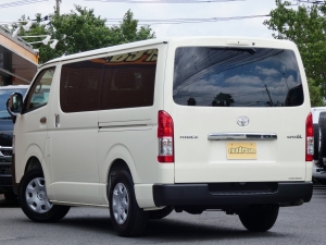 ハイエースバン新車アウトレットハイエースバンS-GL特別注文色　flexdreamライトキャンピングカー