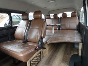 ハイエースワゴンflexdreamライトキャンピングカー　車中泊　ピクニック