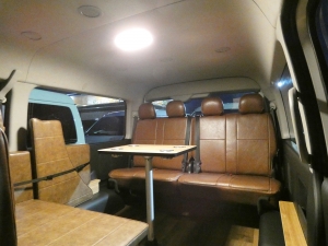 ハイエースワゴンflexdreamライトキャンピングカー　車中泊　ピクニック