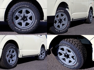 ハイエースバン新車アウトレットアウトドア　キャンプ　車中泊　バンライフ　１BOX　ベッド　キャンピングカー
