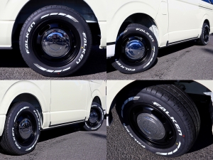 ハイエースバンディーゼル4WD　丸目カスタム　ネオクラシック