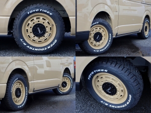 ハイエースバンディーゼル4WD　アースカラーパッケージ4V6ベージュ