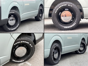 ハイエースバンキャンプ　アウトドア　レジャー 車中泊
