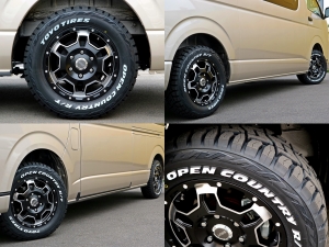 ハイエースバンスパロン　4WD　ディーゼル　新車コンプリート　