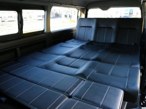 ハイエースワゴン車中泊　キャンプ仕様　アウトドア