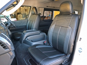 ハイエースワゴン車中泊　ピクニック　ベッドキット