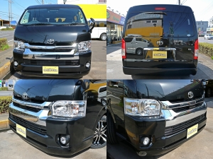 ハイエースワゴン１０人乗り　３ナンバー　カスタム新車