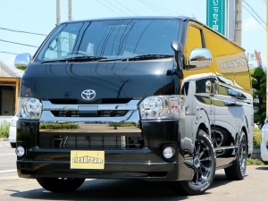 ハイエースバン車中泊　８人乗り　フラットベッド