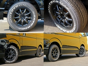 ハイエースワゴン車中泊　ピクニック　フルフラット