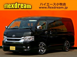 ハイエースワゴン内装架装　車中泊　ベッド　キャンピングカー