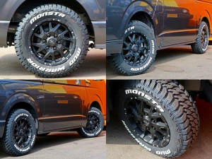 ハイエースバンキャンプ　車中泊　アウトドア　レジャー　内装架装