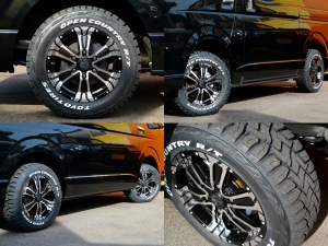 ハイエースワゴンキャンプ　車中泊　アウトドア　レジャー　内装架装