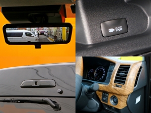 ハイエースワゴンキャンプ　車中泊　アウトドア　レジャー　内装架装
