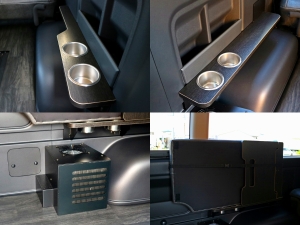 ハイエースワゴンキャンプ　車中泊　アウトドア　レジャー　内装架装