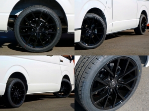 ハイエースワゴンキャンプ　車中泊　アウトドア　レジャー　内装架装