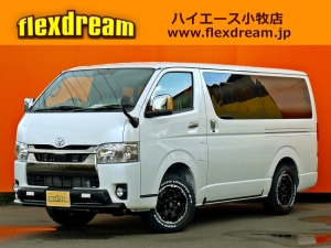 ハイエースＶキャンプ　車中泊　アウトドア　レジャー　内装架装