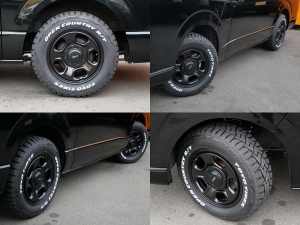 ハイエースバンキャンプ　車中泊　アウトドア　レジャー　内装架装