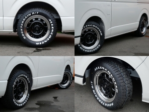 ハイエースバンキャンプ　車中泊　アウトドア　レジャー　内装架装
