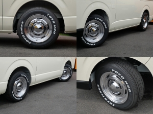 ハイエースバンキャンプ　車中泊　アウトドア　レジャー　内装架装