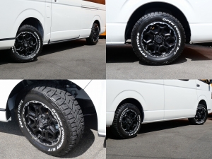 ハイエースワゴンアウトドア　キャンプ　車中泊　バンライフ　１BOX　ベッド　キャンピングカー