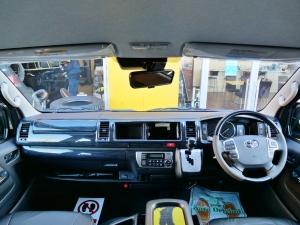 ハイエースワゴンキャンプ　車中泊　アウトドア　レジャー　内装架装