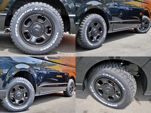 ハイエースバンディーゼル4WD　アウトドア　キャンプ　車中泊　バンライフ　１BOX　ベッド　キャンピングカー