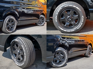 ハイエースバン新車アウトレット車中泊　アウトドア　対面シート