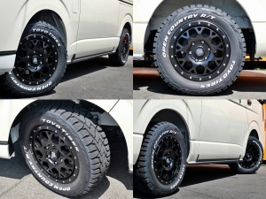 ハイエースバンキャンプ　車中泊　アウトドア　レジャー