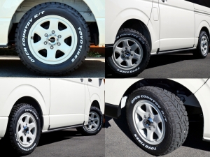 ハイエースバンディーゼル4WD　丸目カスタム　ネオクラシック