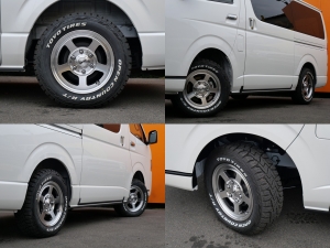 ハイエースバンディーゼル4WD　車中泊　跳ね上げ式ベッドキット